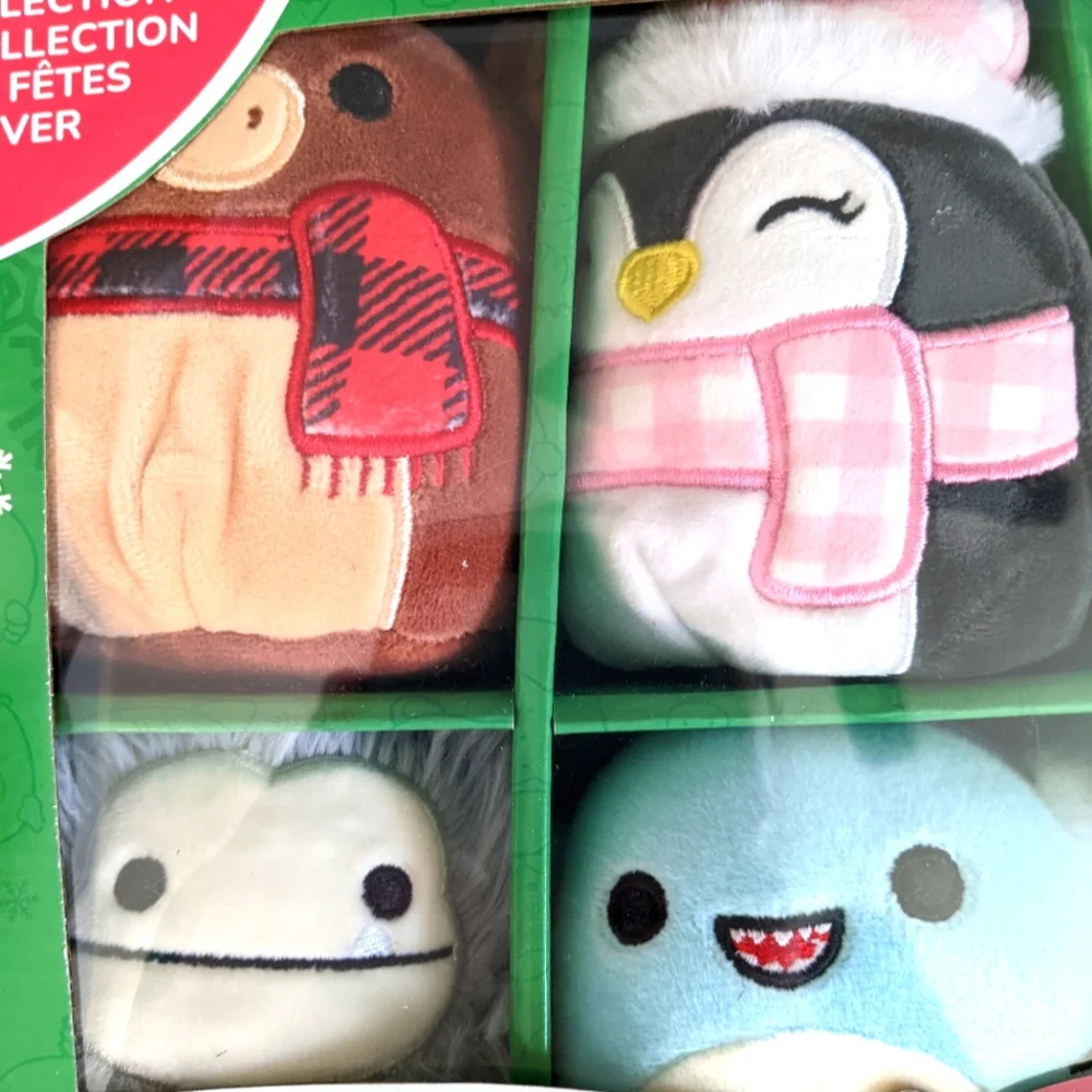 ❄️🎄 NEW! Original Squishmallows Holiday Winter Collection Ornament Set, Ages 3+ - Picture 5 of 15